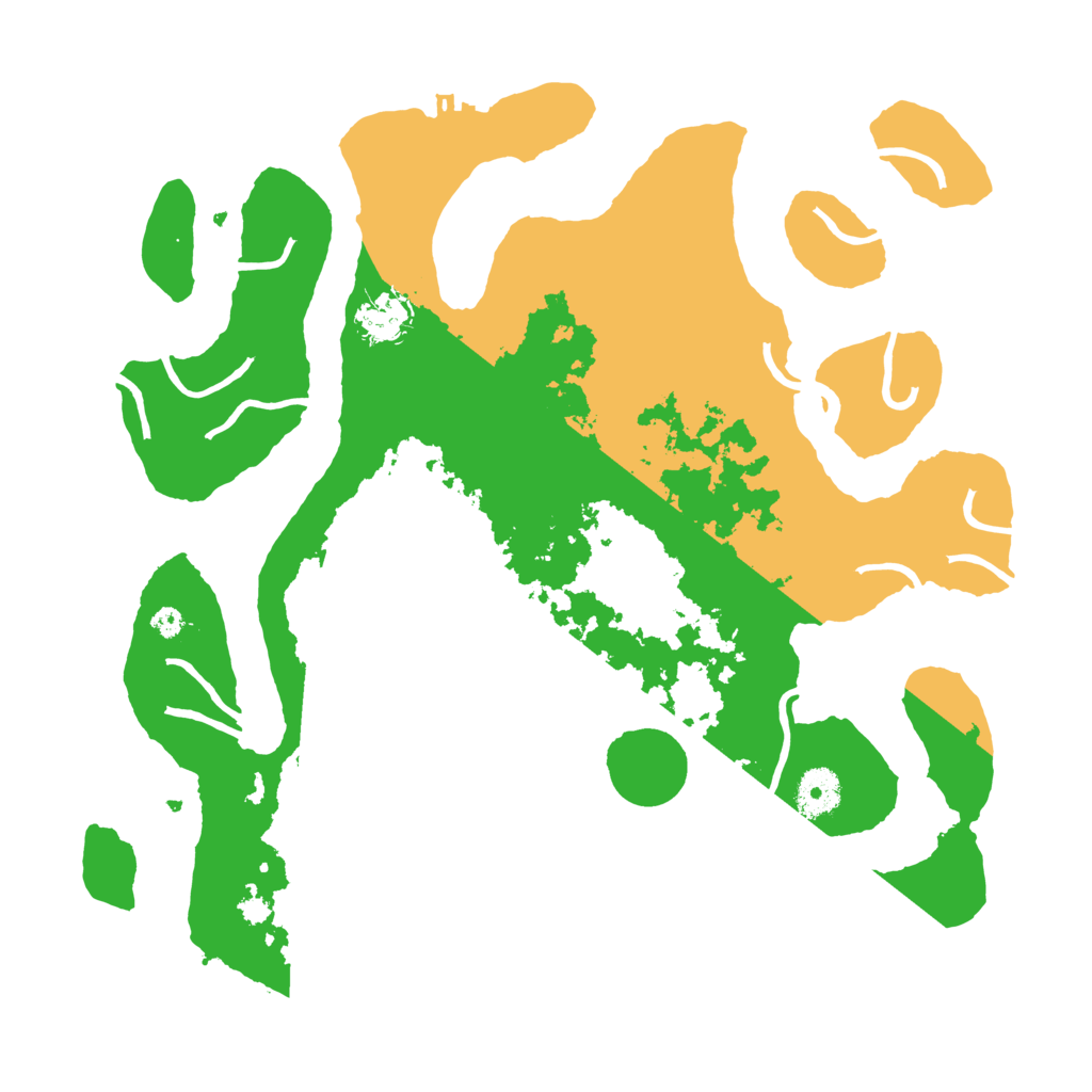 Biome Rust Map: Procedural Map, Size: 3700, Seed: 1794419