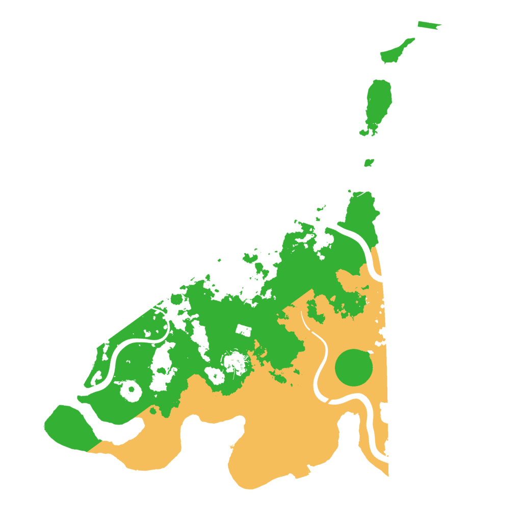 Biome Rust Map: Procedural Map, Size: 3700, Seed: 3748265
