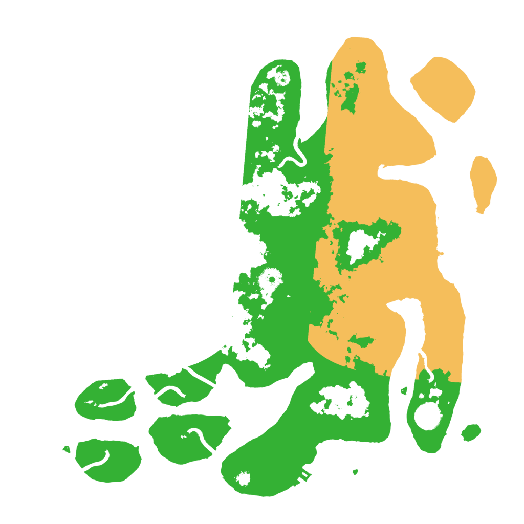 Biome Rust Map: Procedural Map, Size: 3500, Seed: 5504976