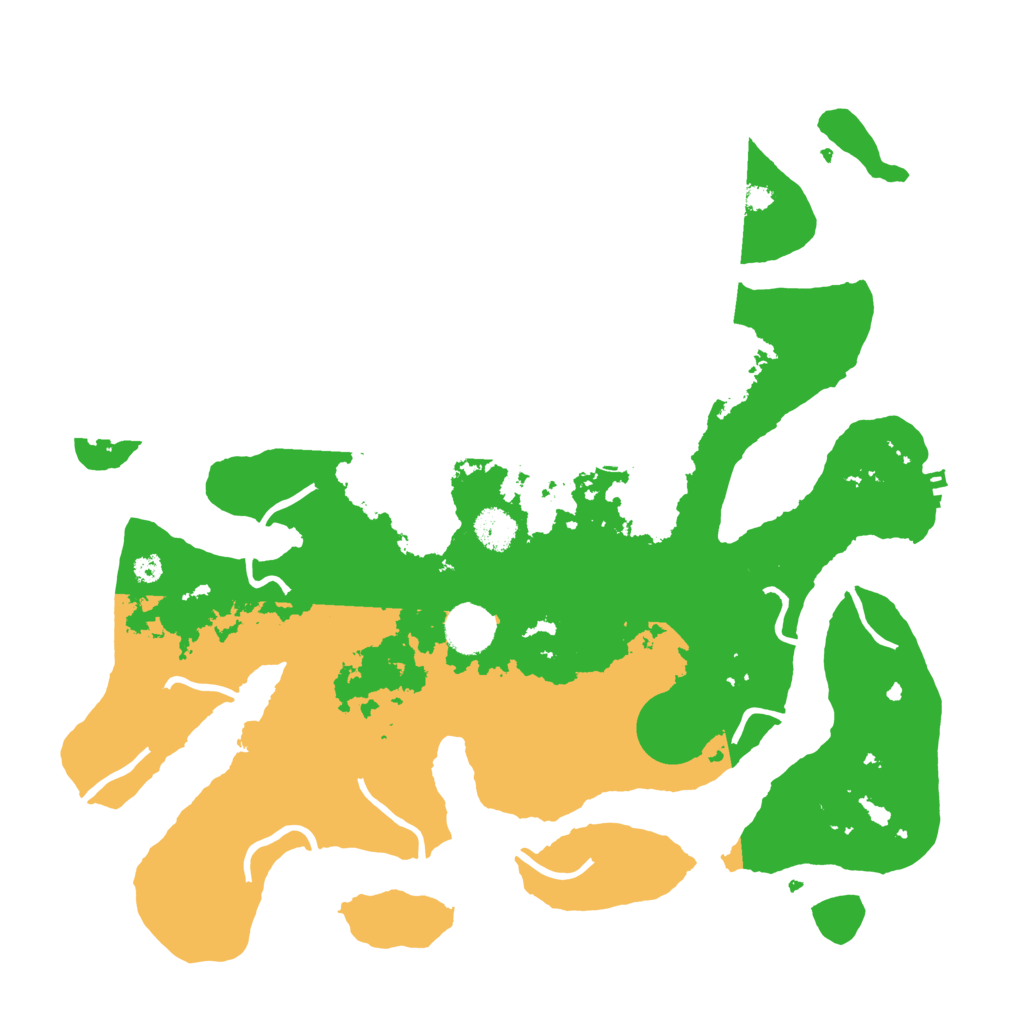 Biome Rust Map: Procedural Map, Size: 3700, Seed: 6274026