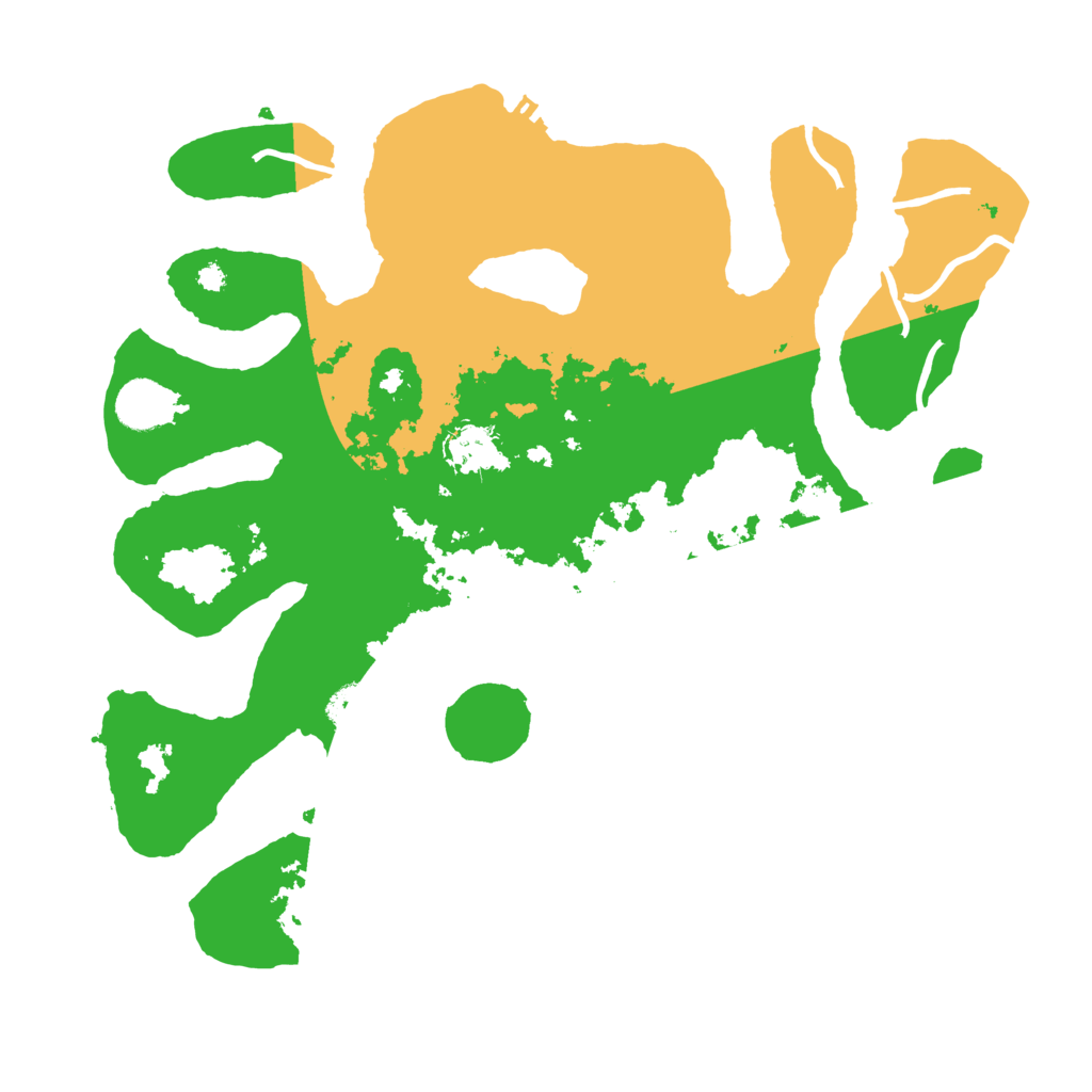 Biome Rust Map: Procedural Map, Size: 3700, Seed: 4705124