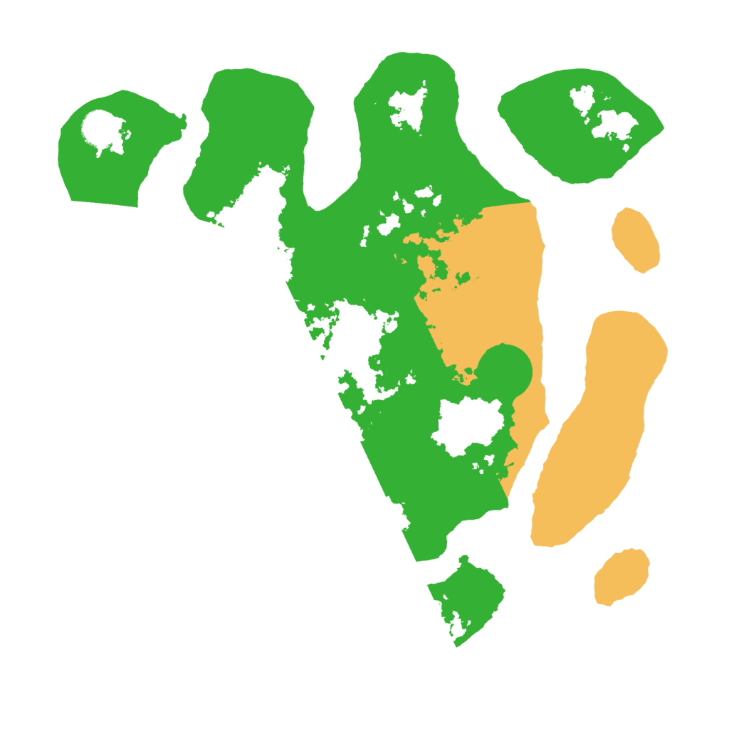 Biome Rust Map: Barren, Size: 3500, Seed: 4944180