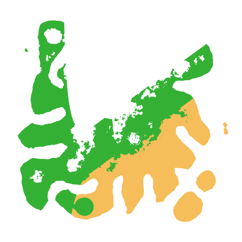 Biome Rust Map: Barren, Size: 3500, Seed: 5524092