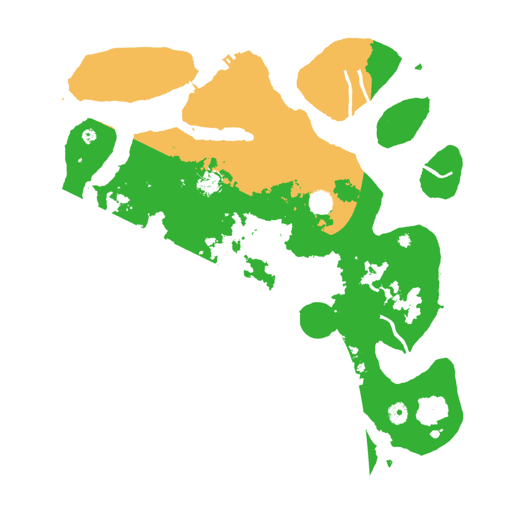 Biome Rust Map: Procedural Map, Size: 3700, Seed: 65660