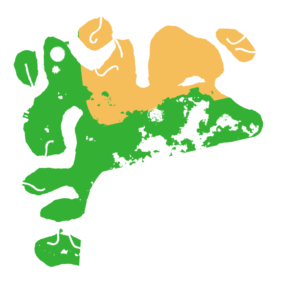 Biome Rust Map: Procedural Map, Size: 3500, Seed: 593172