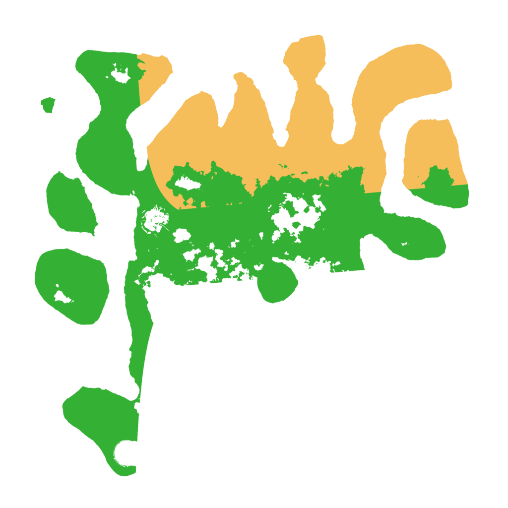 Biome Rust Map: Barren, Size: 3500, Seed: 926453