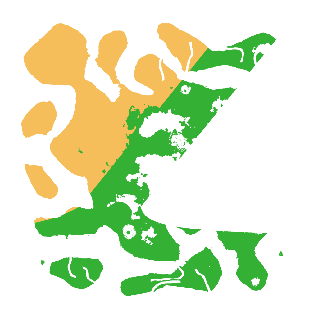 Biome Rust Map: Procedural Map, Size: 3500, Seed: 1373032