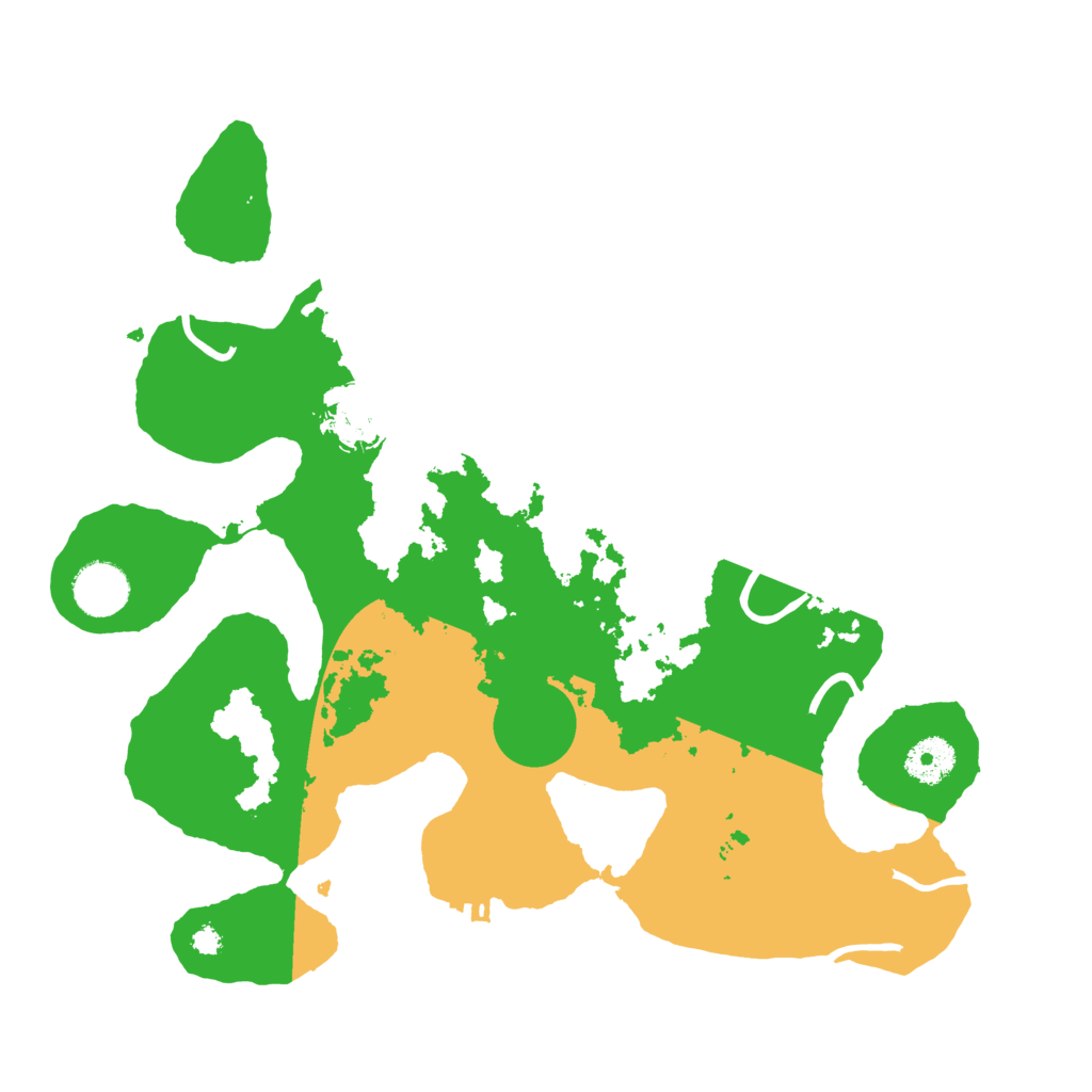 Biome Rust Map: Procedural Map, Size: 3500, Seed: 4429670