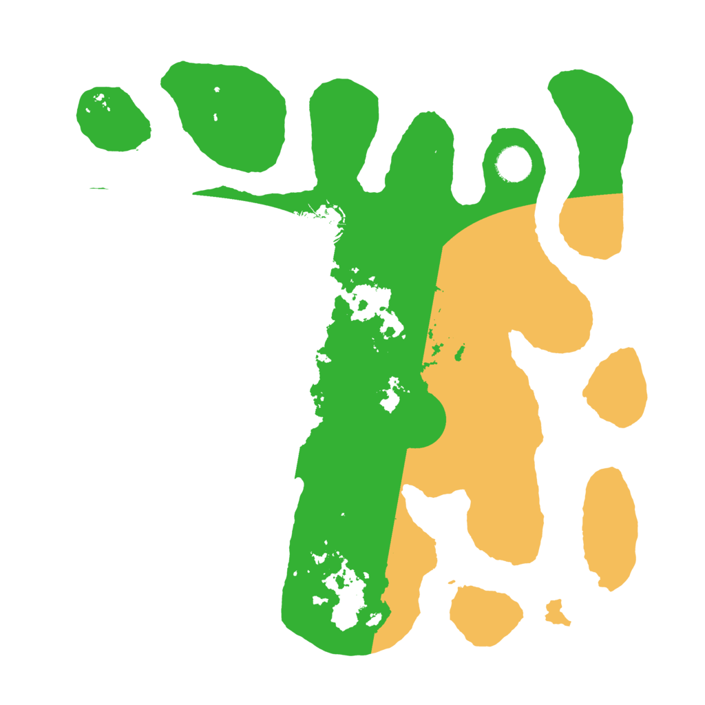 Biome Rust Map: Barren, Size: 3500, Seed: 154281