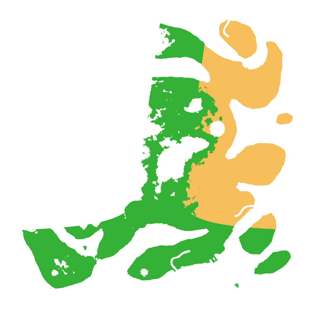 Biome Rust Map: Procedural Map, Size: 3700, Seed: 442767