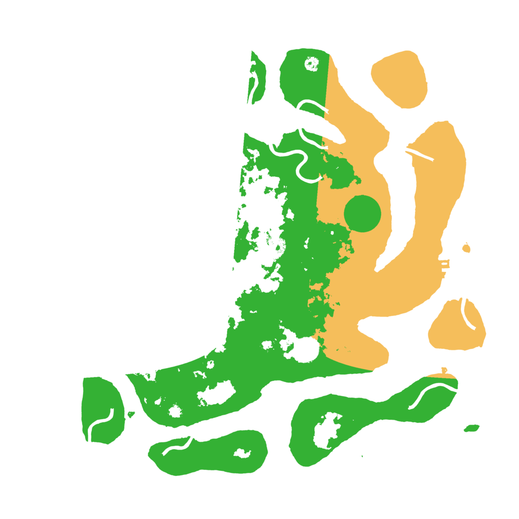 Biome Rust Map: Procedural Map, Size: 3700, Seed: 297248