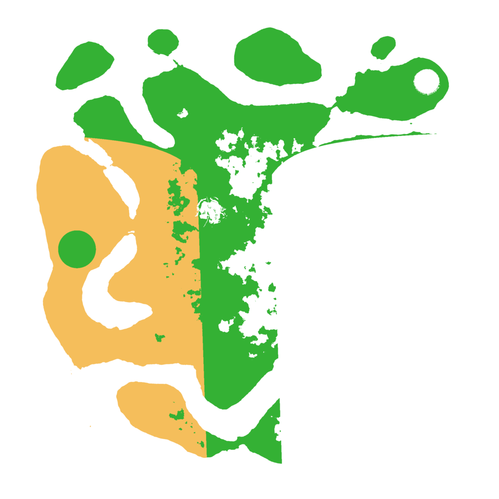 Biome Rust Map: Barren, Size: 3500, Seed: 5467045