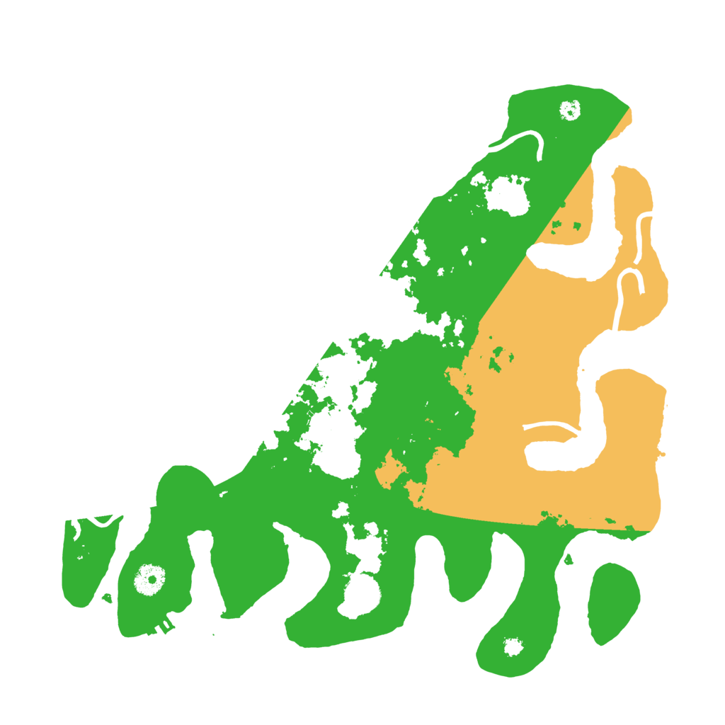 Biome Rust Map: Procedural Map, Size: 3550, Seed: 477455