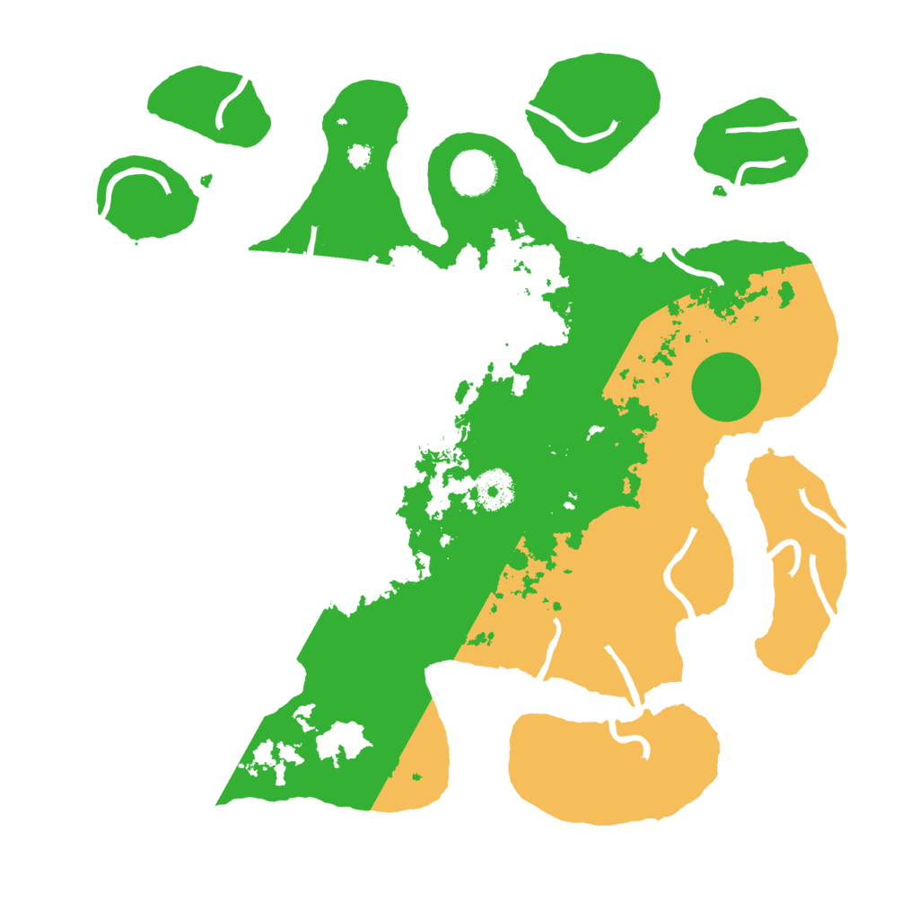 Biome Rust Map: Procedural Map, Size: 3500, Seed: 3900935