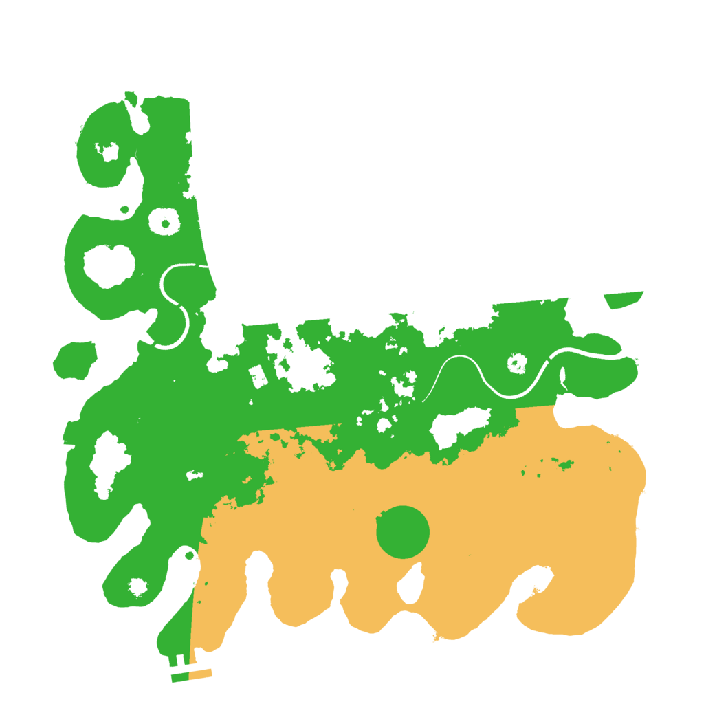 Biome Rust Map: Procedural Map, Size: 3500, Seed: 4551747