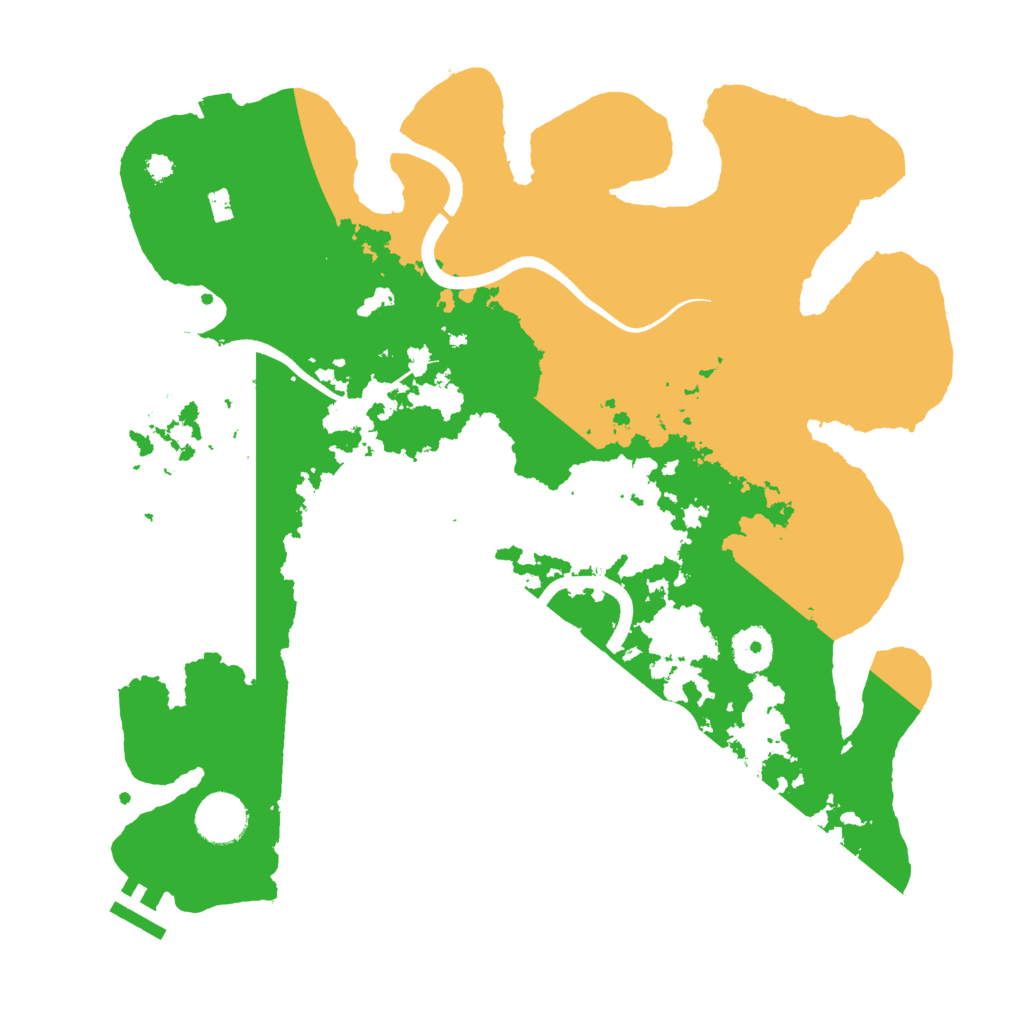 Biome Rust Map: Procedural Map, Size: 3500, Seed: 211208
