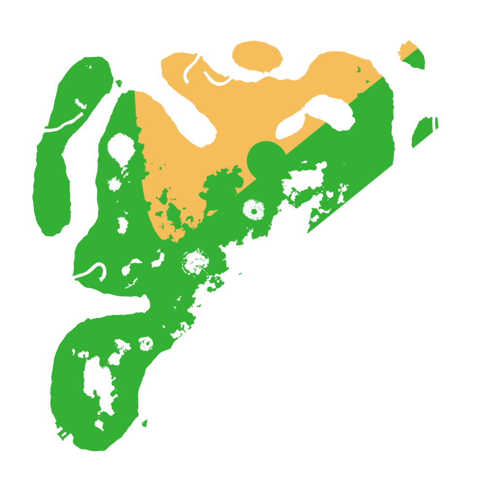 Biome Rust Map: Procedural Map, Size: 3550, Seed: 461301