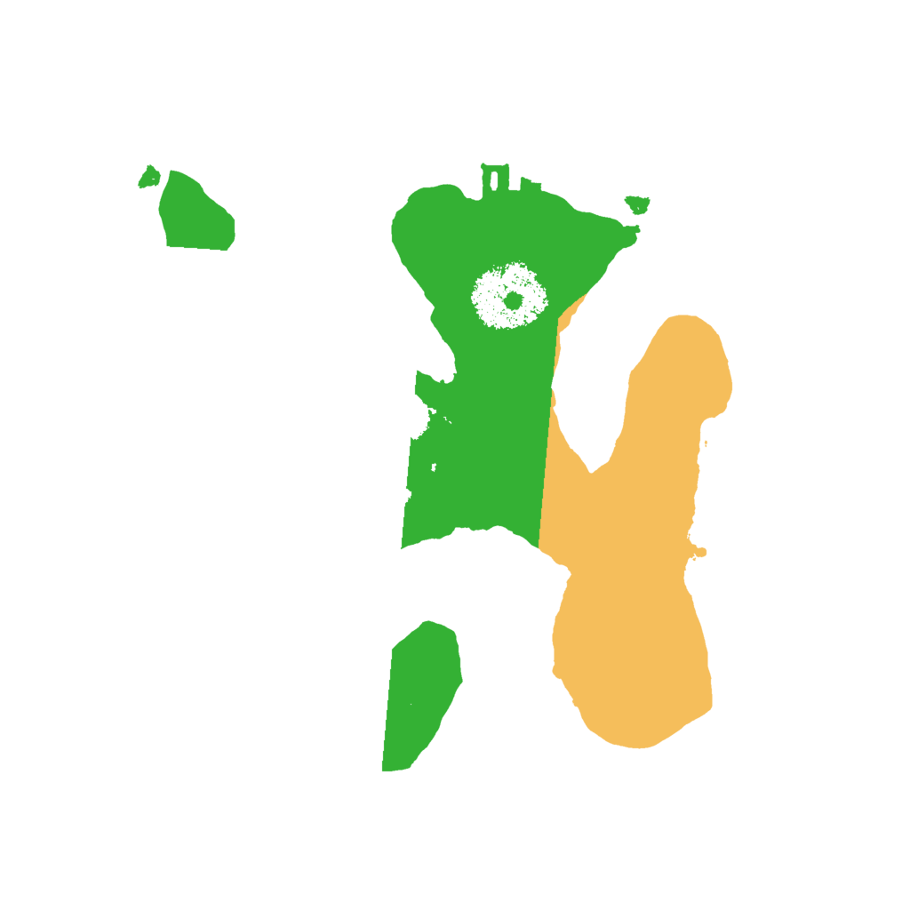 Biome Rust Map: Procedural Map, Size: 2000, Seed: 31