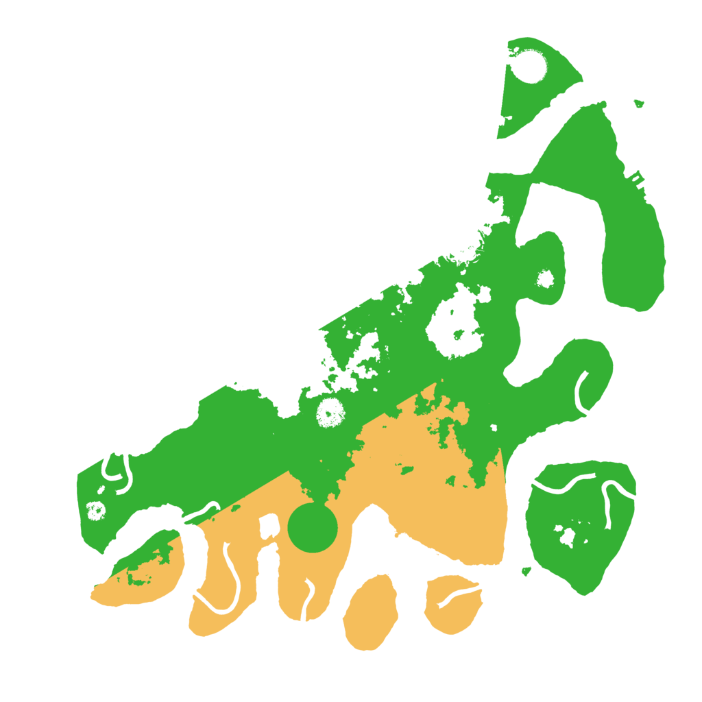 Biome Rust Map: Procedural Map, Size: 3700, Seed: 3457379