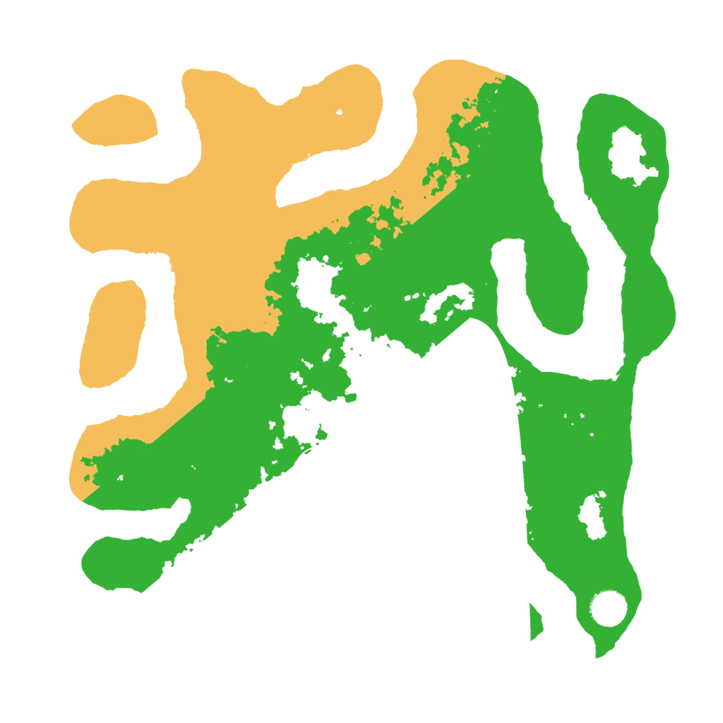 Biome Rust Map: Barren, Size: 3500, Seed: 4199589