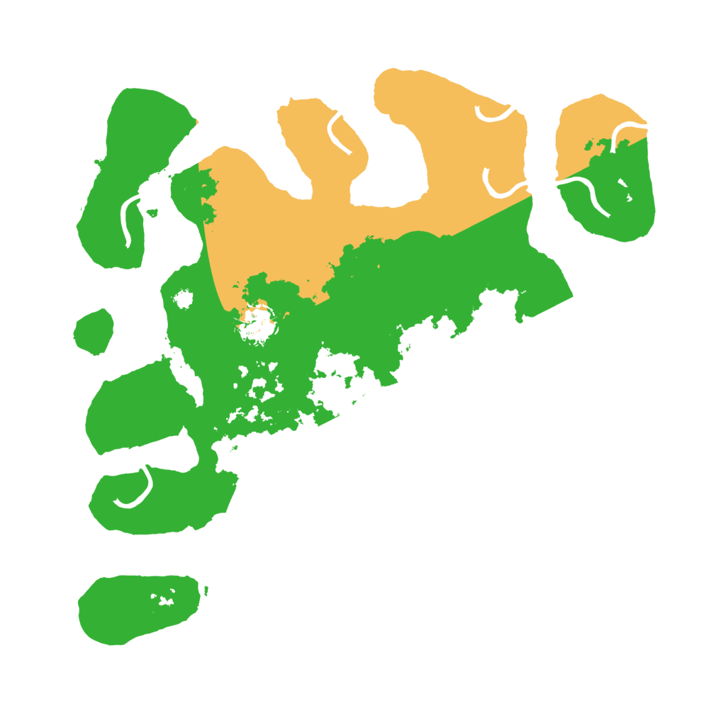 Biome Rust Map: Procedural Map, Size: 3500, Seed: 4813246