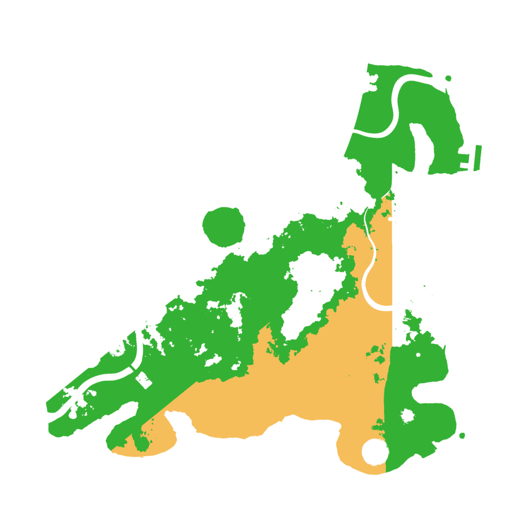 Biome Rust Map: Procedural Map, Size: 3500, Seed: 2196995