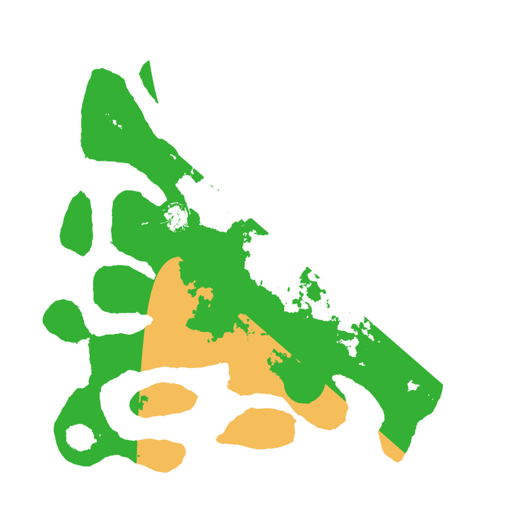 Biome Rust Map: Barren, Size: 3500, Seed: 4198868