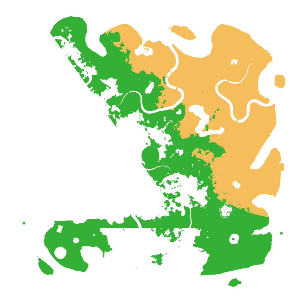 Biome Rust Map: Procedural Map, Size: 4500, Seed: 4271261