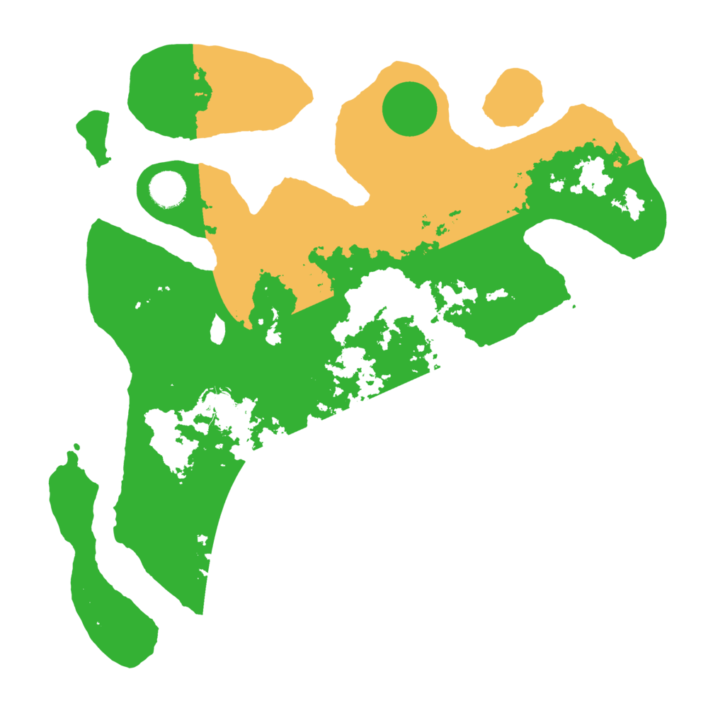 Biome Rust Map: Barren, Size: 3500, Seed: 3794407