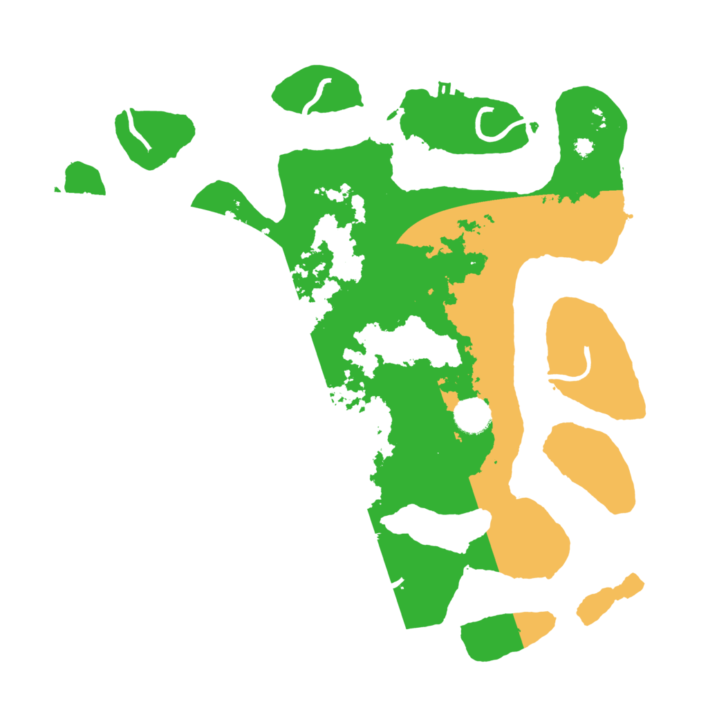 Biome Rust Map: Procedural Map, Size: 3500, Seed: 114984933