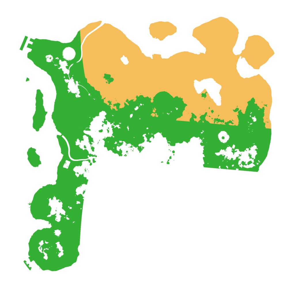 Biome Rust Map: Procedural Map, Size: 4000, Seed: 2168894