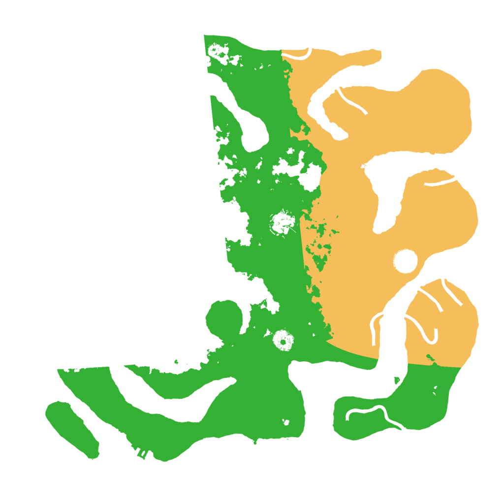 Biome Rust Map: Procedural Map, Size: 3700, Seed: 5779955