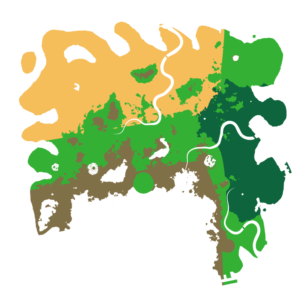 Biome Rust Map: Procedural Map, Size: 4000, Seed: 68052369