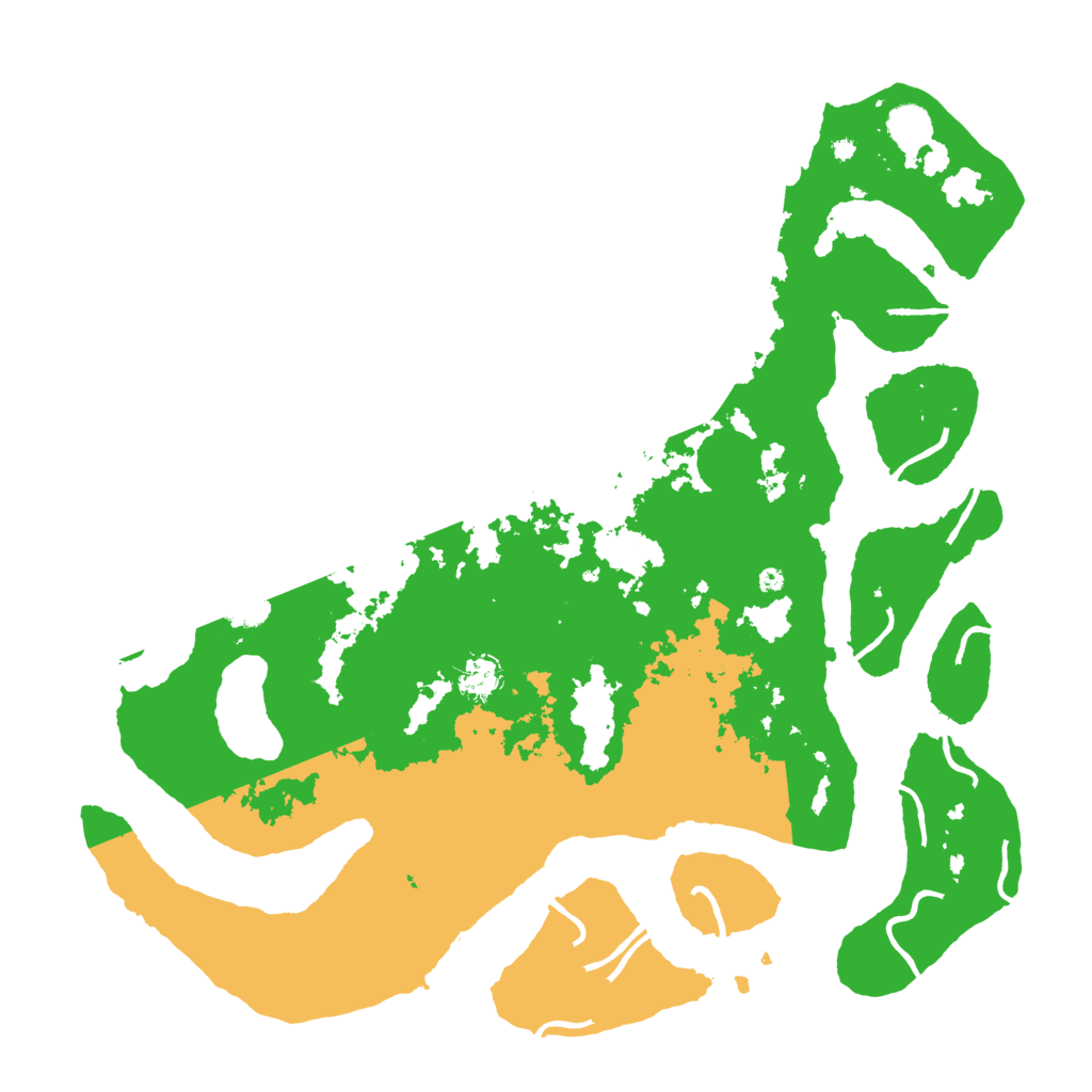 Biome Rust Map: Procedural Map, Size: 4500, Seed: 4277300