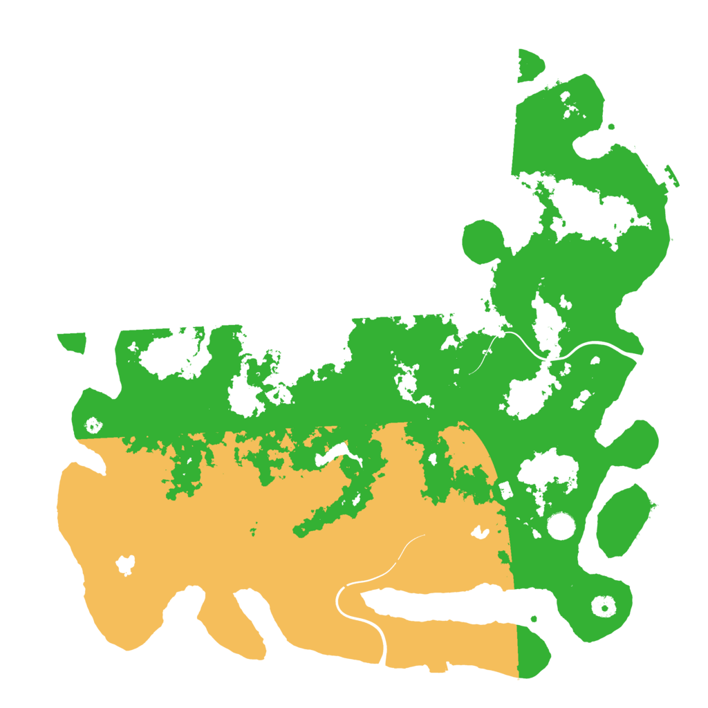 Biome Rust Map: Procedural Map, Size: 4500, Seed: 3083016