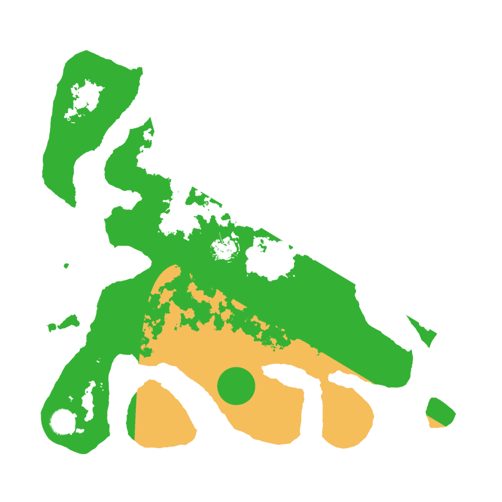 Biome Rust Map: Barren, Size: 3500, Seed: 4988280