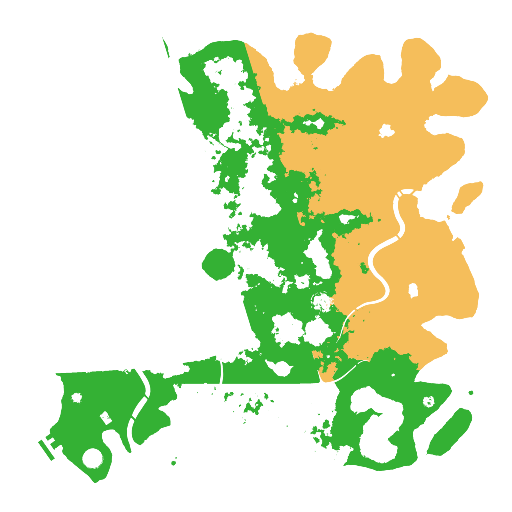 Biome Rust Map: Procedural Map, Size: 4500, Seed: 1176789