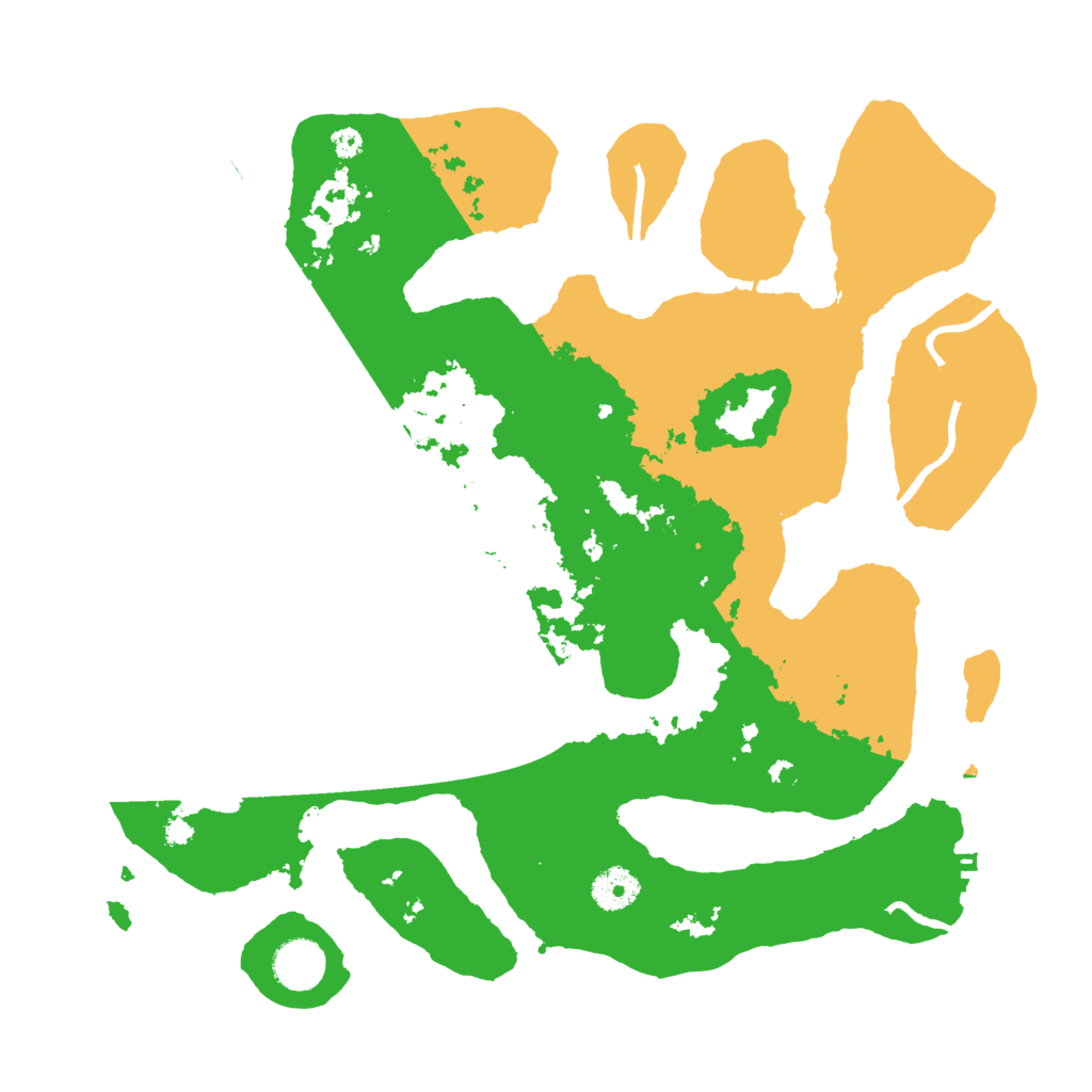 Biome Rust Map: Procedural Map, Size: 3700, Seed: 1116957