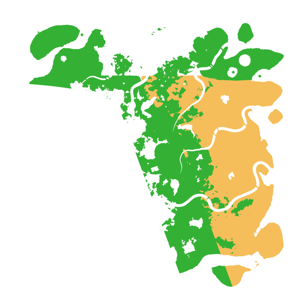 Biome Rust Map: Procedural Map, Size: 4500, Seed: 2822475