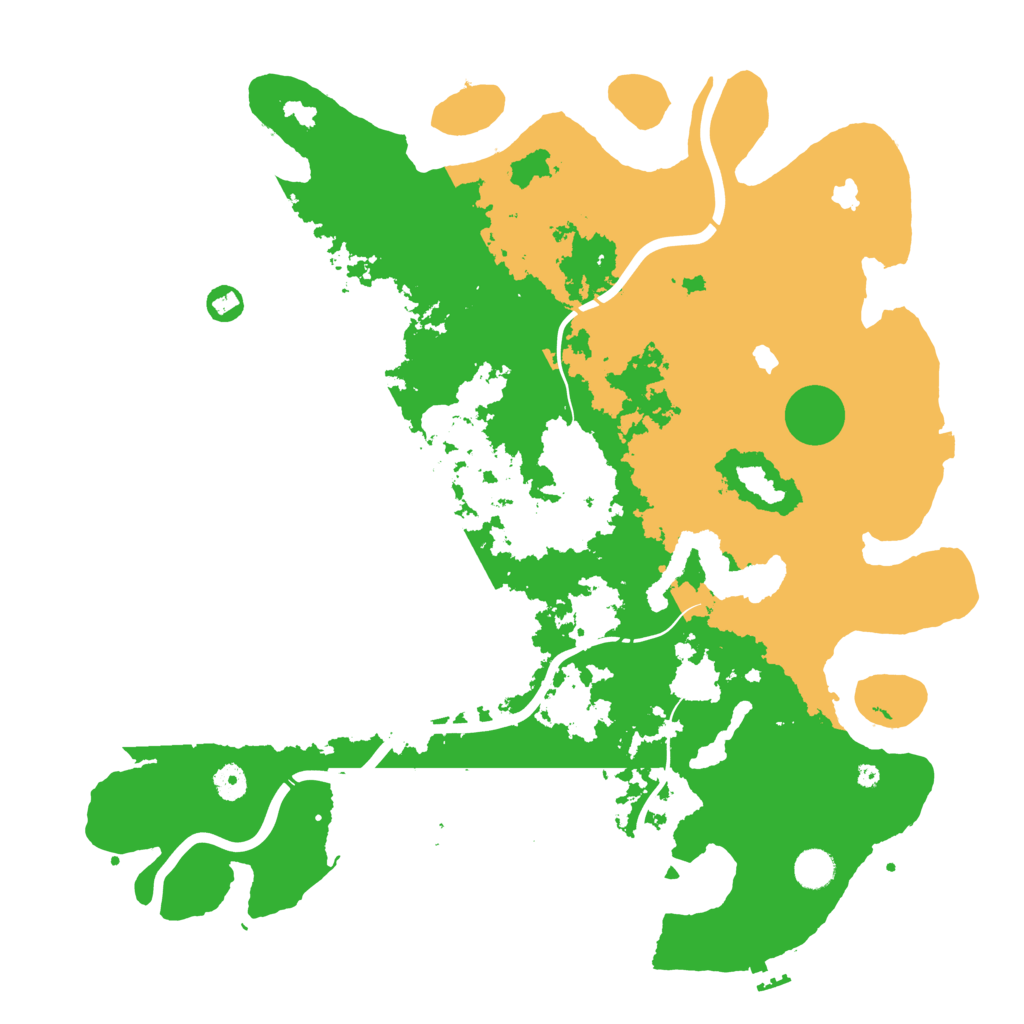 Biome Rust Map: Procedural Map, Size: 4500, Seed: 4962388