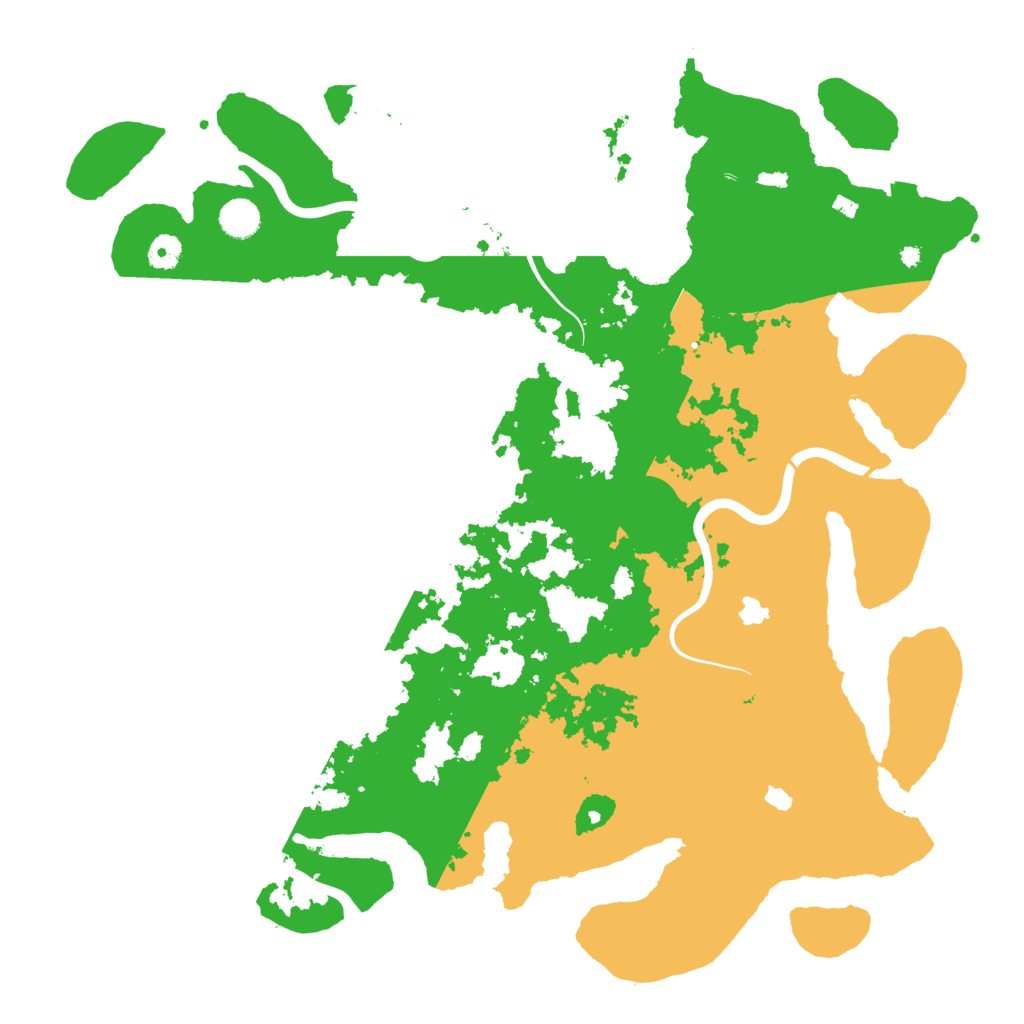 Biome Rust Map: Procedural Map, Size: 4500, Seed: 2143891