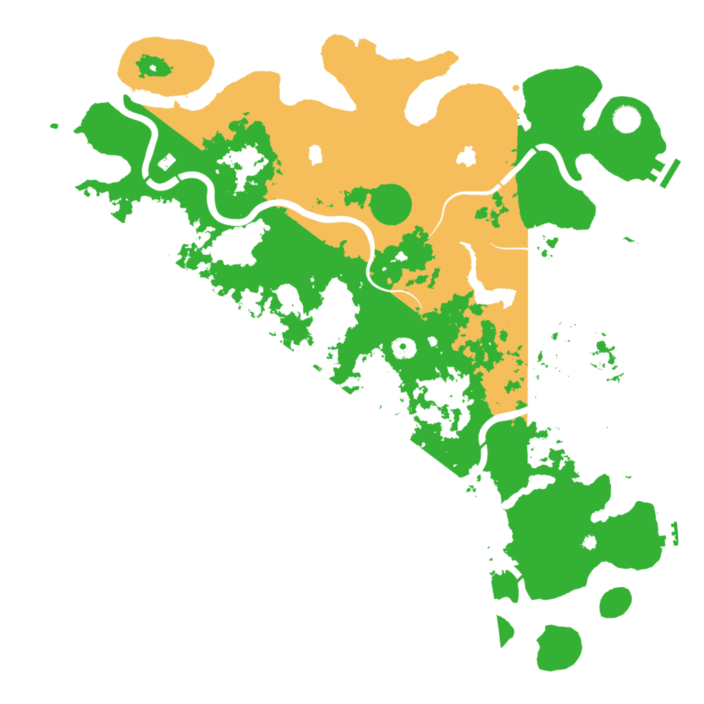 Biome Rust Map: Procedural Map, Size: 4500, Seed: 1124965