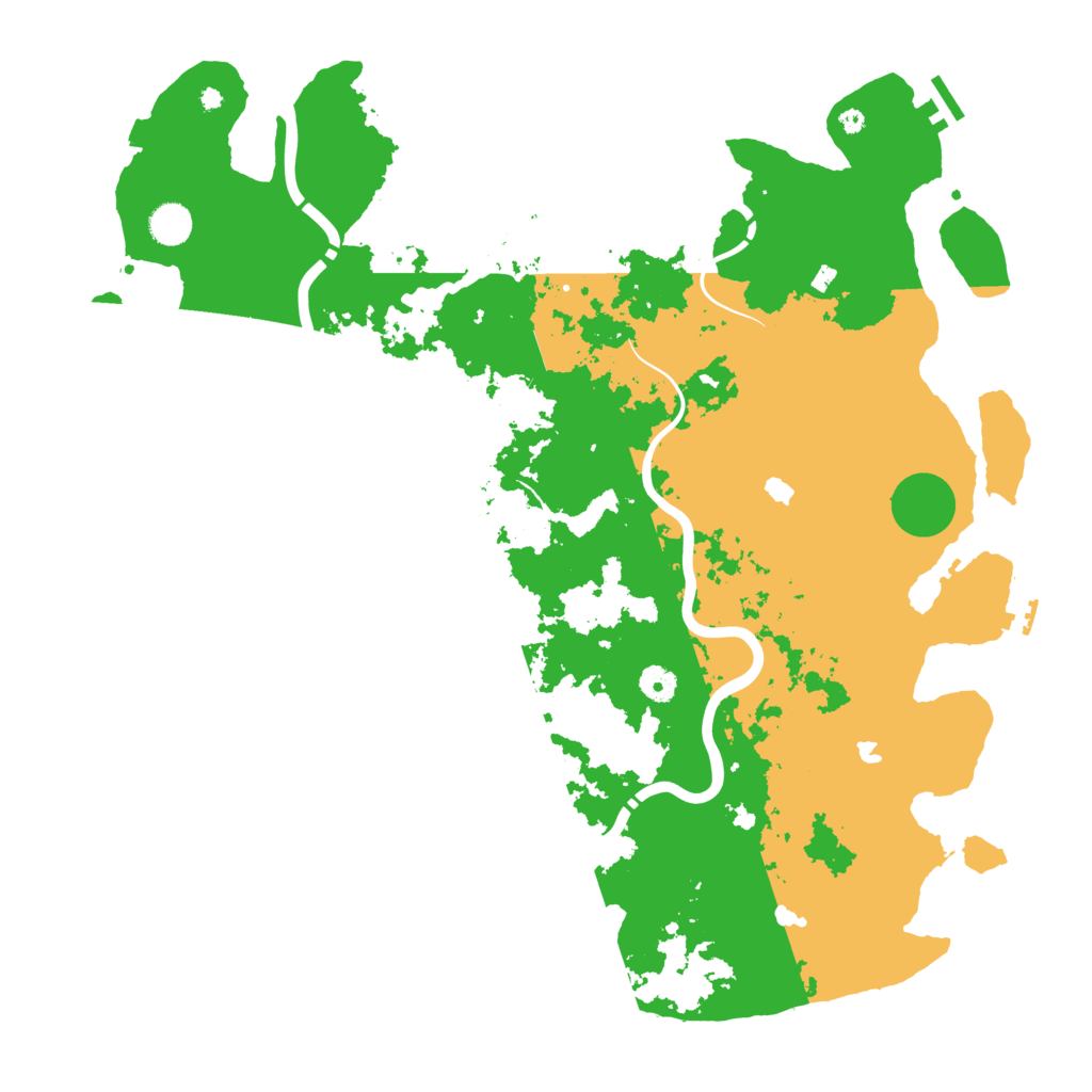 Biome Rust Map: Procedural Map, Size: 4500, Seed: 1204702
