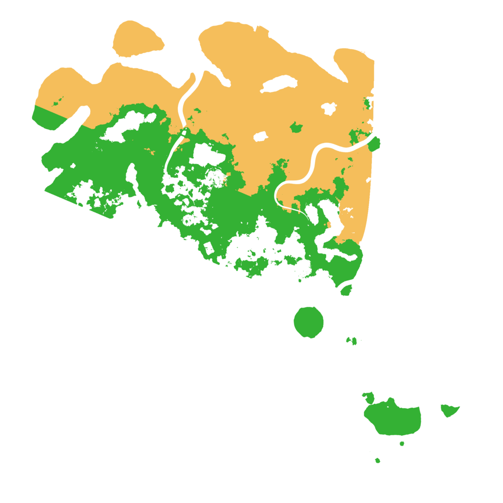 Biome Rust Map: Procedural Map, Size: 4500, Seed: 1331582