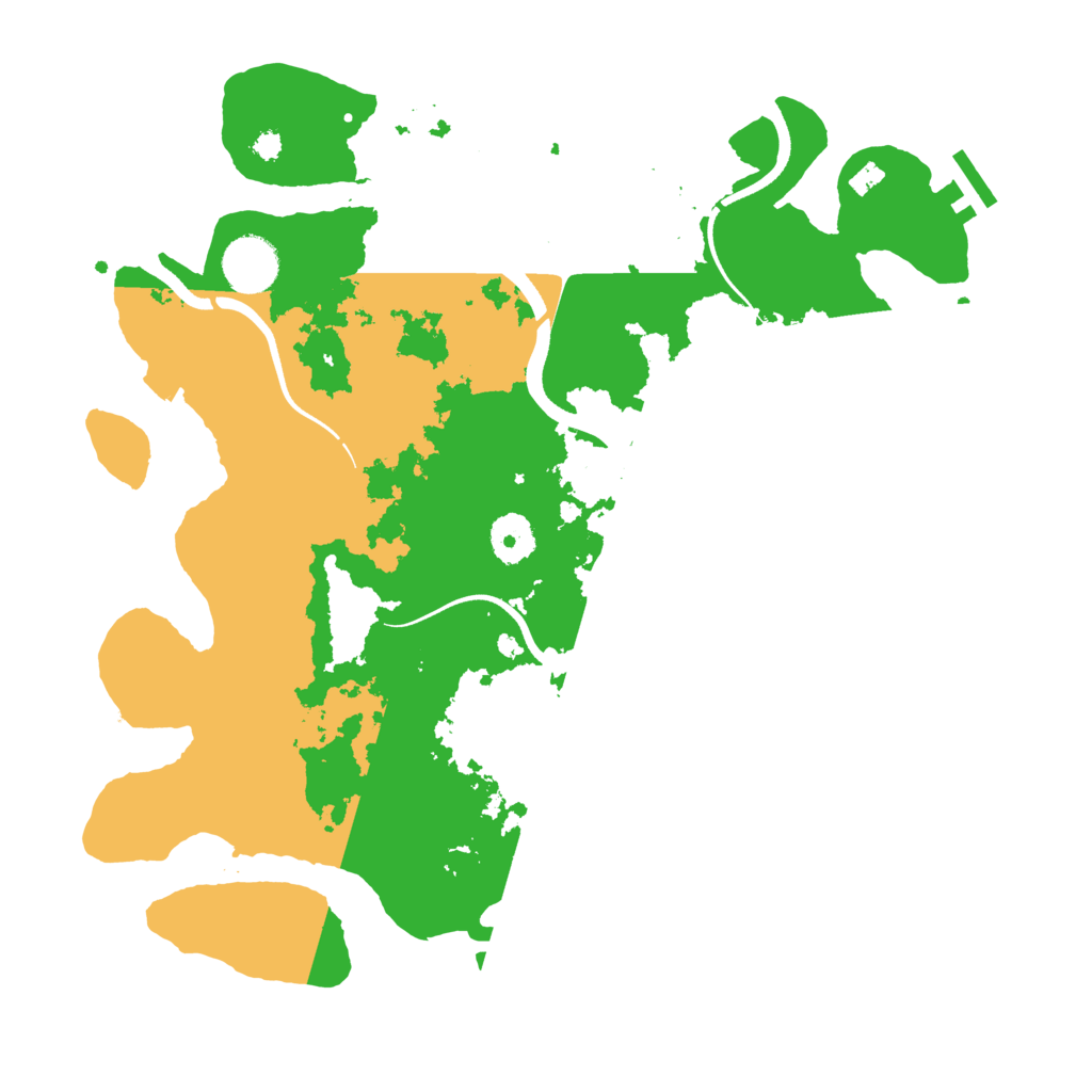 Biome Rust Map: Procedural Map, Size: 3500, Seed: 895603