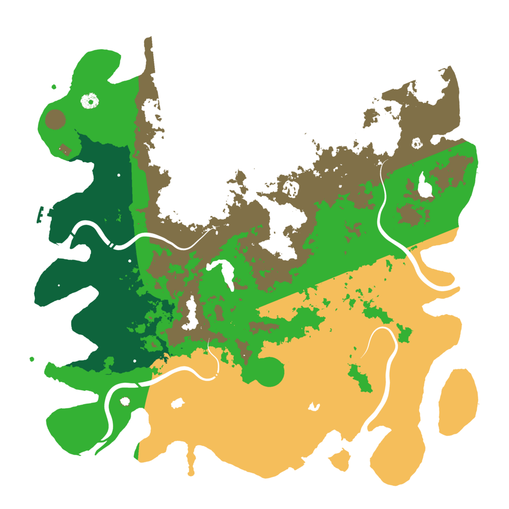 Biome Rust Map: Procedural Map, Size: 4500, Seed: 4873224