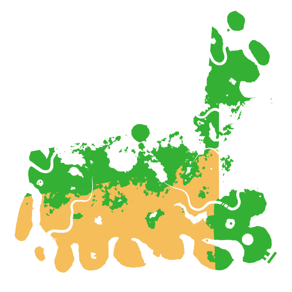 Biome Rust Map: Procedural Map, Size: 4500, Seed: 800867
