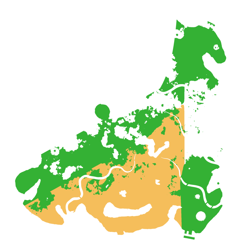 Biome Rust Map: Procedural Map, Size: 4500, Seed: 4111283
