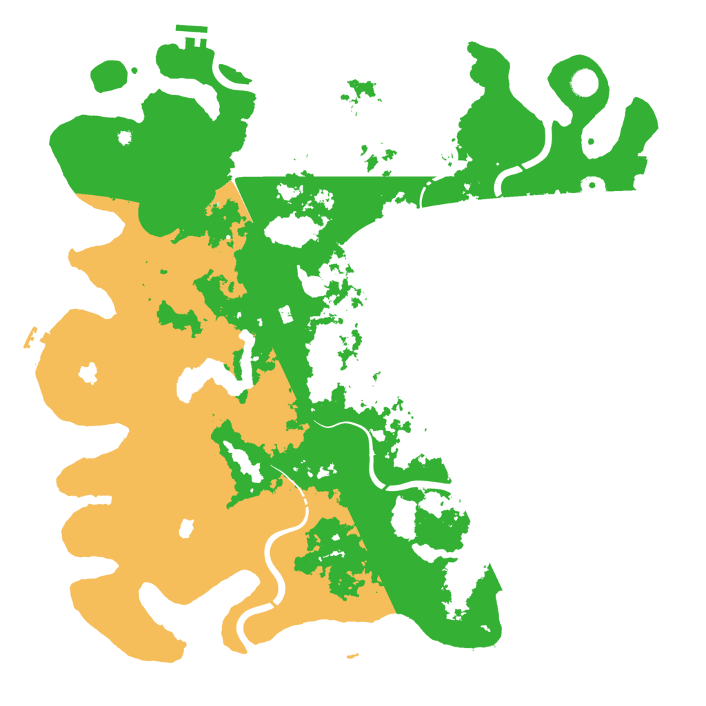 Biome Rust Map: Procedural Map, Size: 4500, Seed: 5540620
