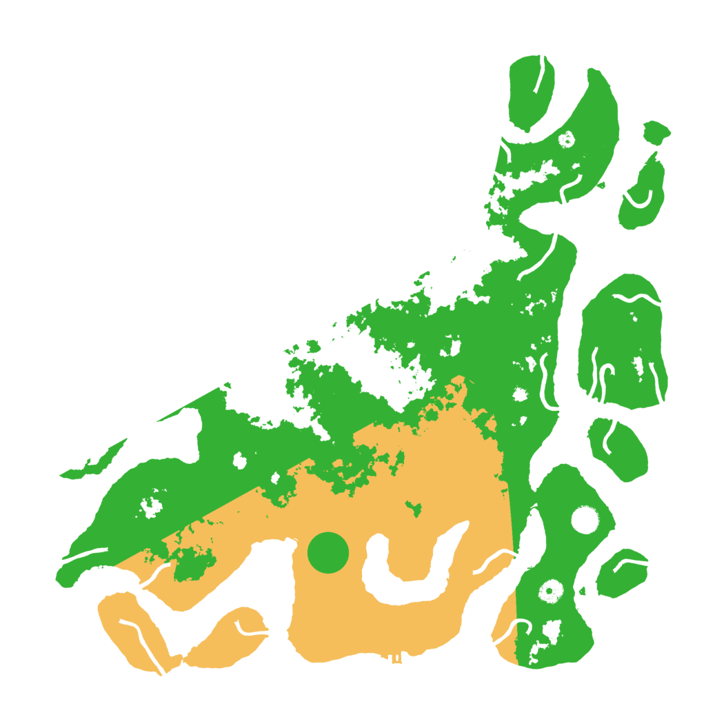 Biome Rust Map: Procedural Map, Size: 4500, Seed: 6357383